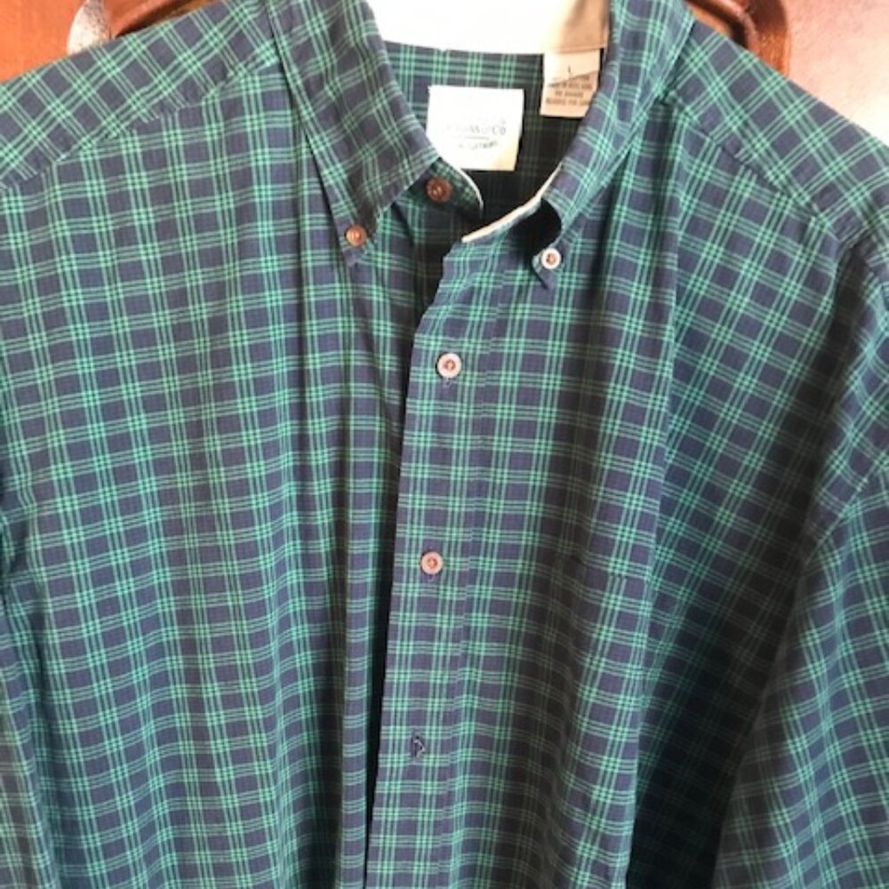 G.H. Bass & Co. Men's LS Button Down Sport Shirt Size L